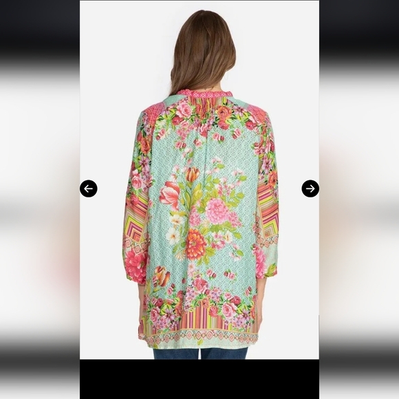 EUC Johnny Was Hallie Button Down, Size XS - Picture 10 of 11